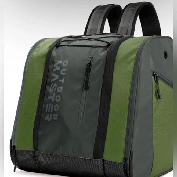 NWT 38L Ski Boot Bag, Boot Backpack with Waterproof Bottom for Ski Helmet - Picture 10 of 12